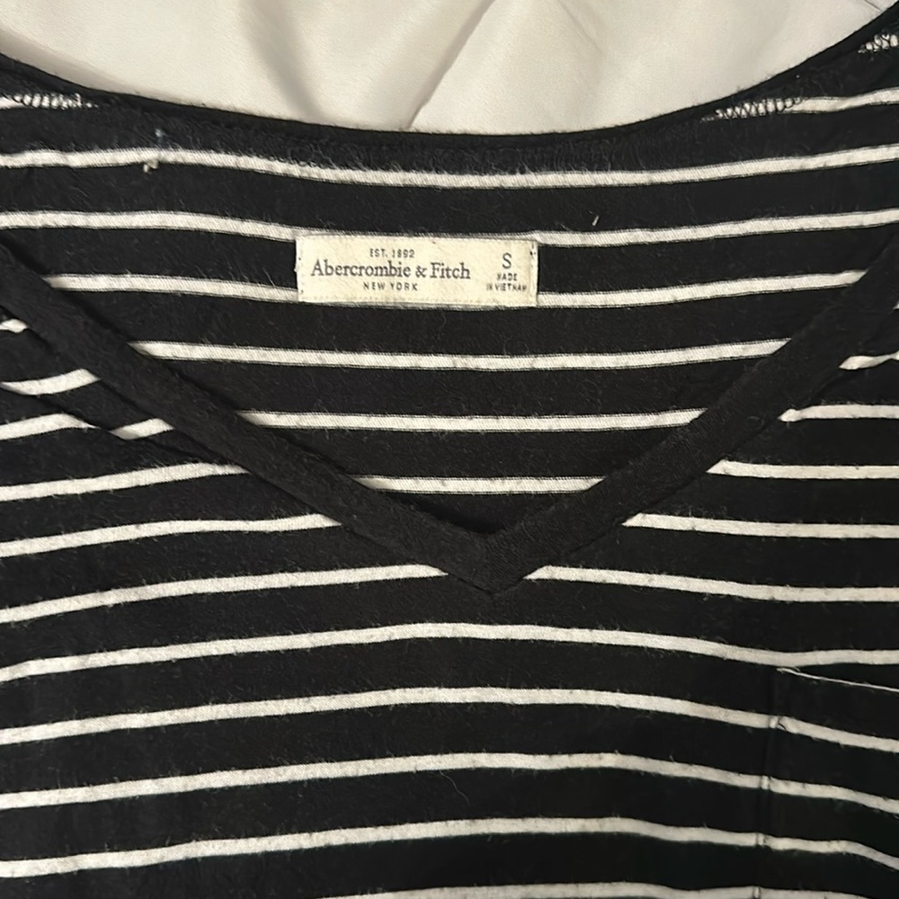 Abercrombie striped tee